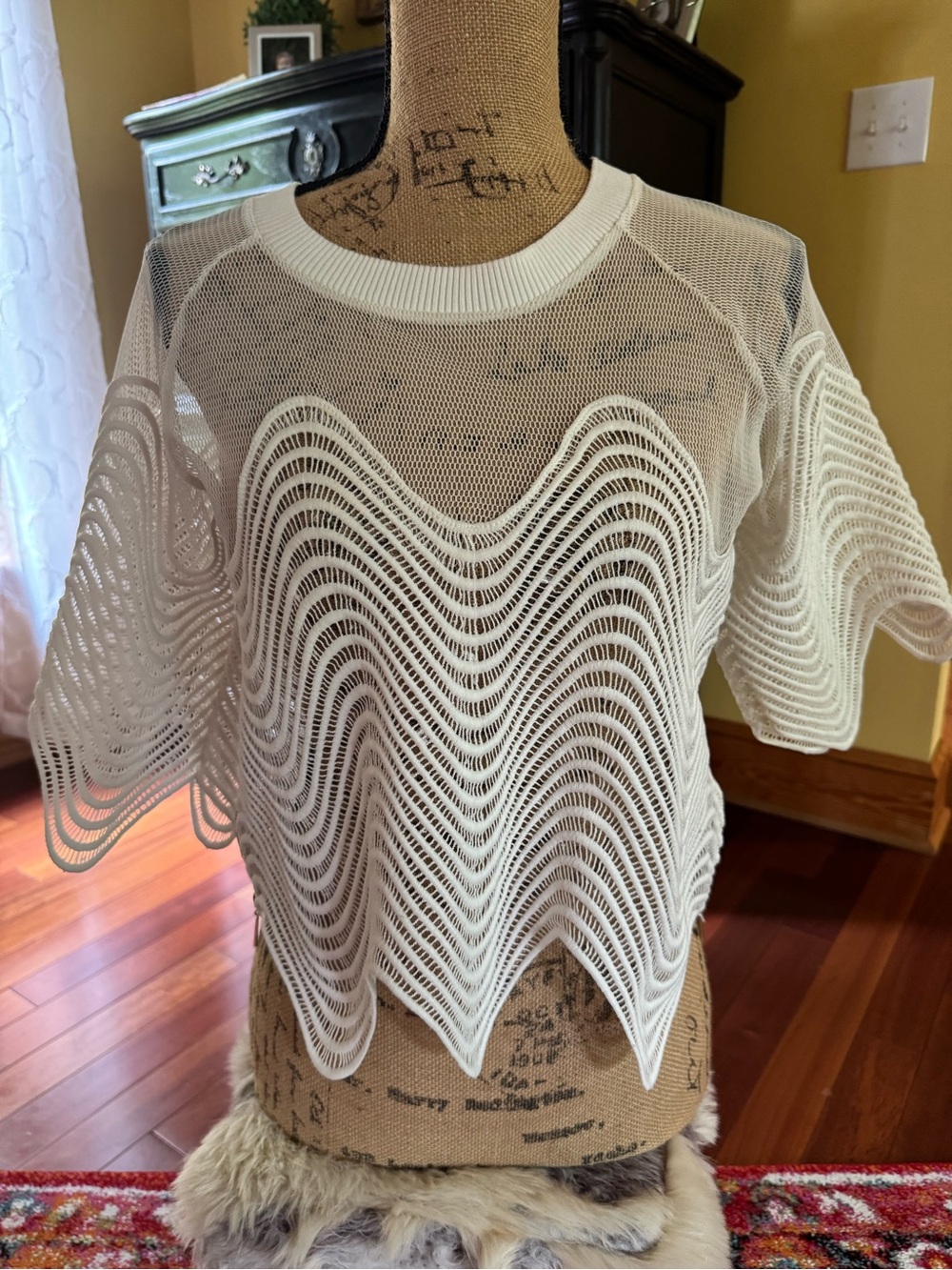 No tag sheer top